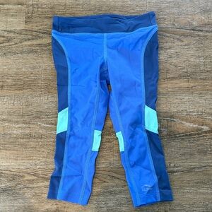L.L. Bean Kids Two-Tone Blue Leggings